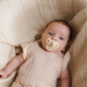 Пустушка анатомічна силіконова 0-6 міс. (беж/коричнева) BabyOno 1670/01