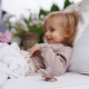 Пустушка анатомічна силіконова 18+ міс. (біла/коричнева) BabyOno 1670/03
