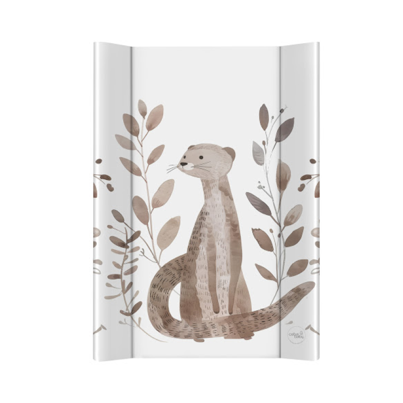 Повивальна дошка Cebababy 50x70 Basic W-216-000-786, Clever Otter, білий