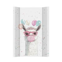 Повивальна дошка Cebababy 50x70 Ultra light W-204-000-782, Crazy Llama, білий