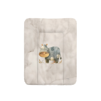 Повивальний матрац Cebababy 50x70 Basic W-143-000-780, Cosy Hippo, сірий
