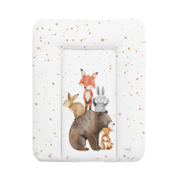 Повивальний матрац Cebababy 50x70 Basic W-143-000-783, Forest Friends, білий