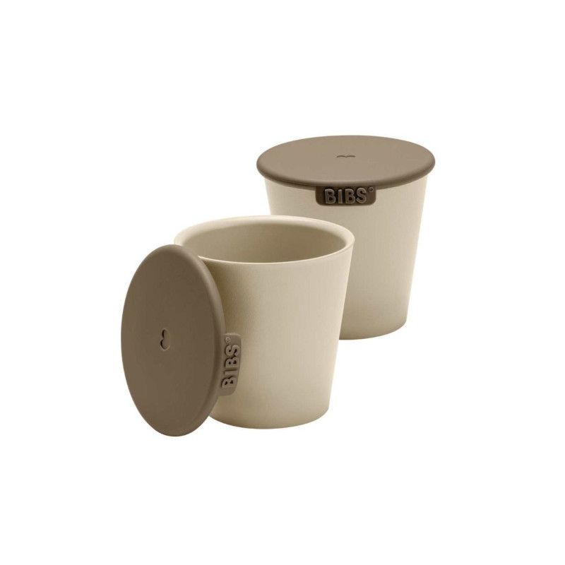 Набір дитячих стаканів BIBS Set Vanilla (2 шт)
