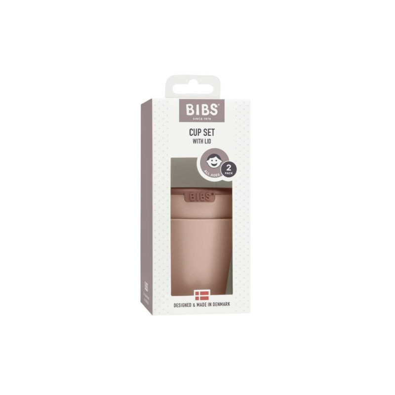 Набір дитячих стаканів BIBS Set Blush (2 шт)
