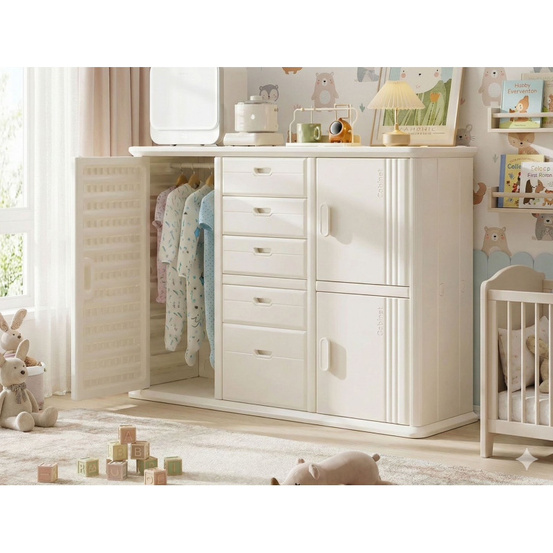 Дитячий гардероб монтессорі KiviBaby білий