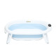 Складна силіконова ванна Twins Bubble Blue з матрациком