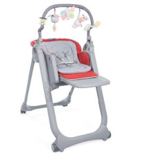 Стільчик для годування Chicco Polly Magic Relax Red Passion
